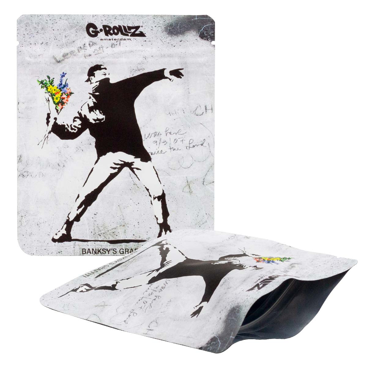 G-Rollz 8pk Bags 100x125mm Banksy's Flower Thrower