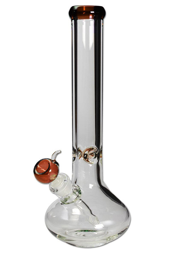 Black Leaf Bubble Icebong 9mm Amber