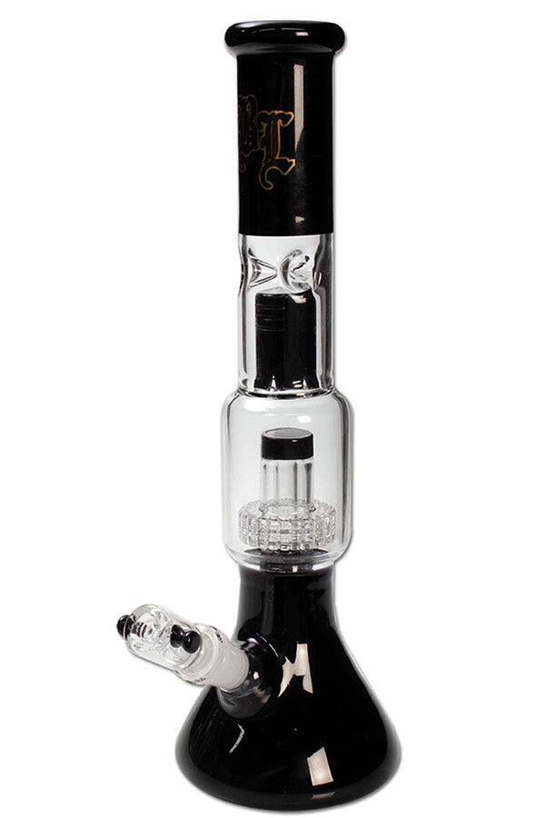 Black Leaf Matrix Perc Beaker Black.