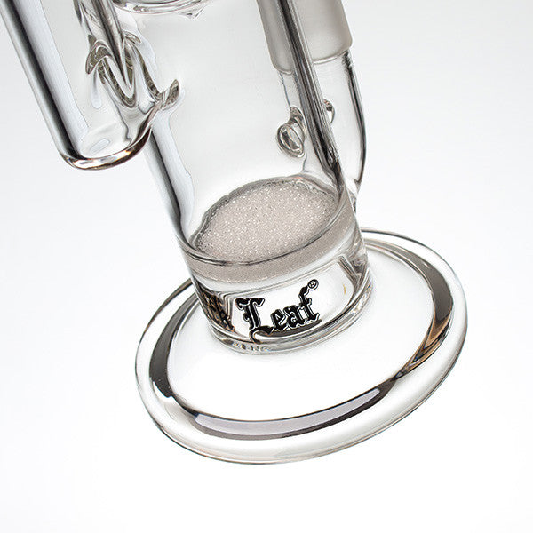 Black Leaf Oil Pipe with Frit percolator