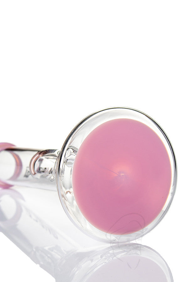Blaze Glass Mini Beaker Pink - Base detail.