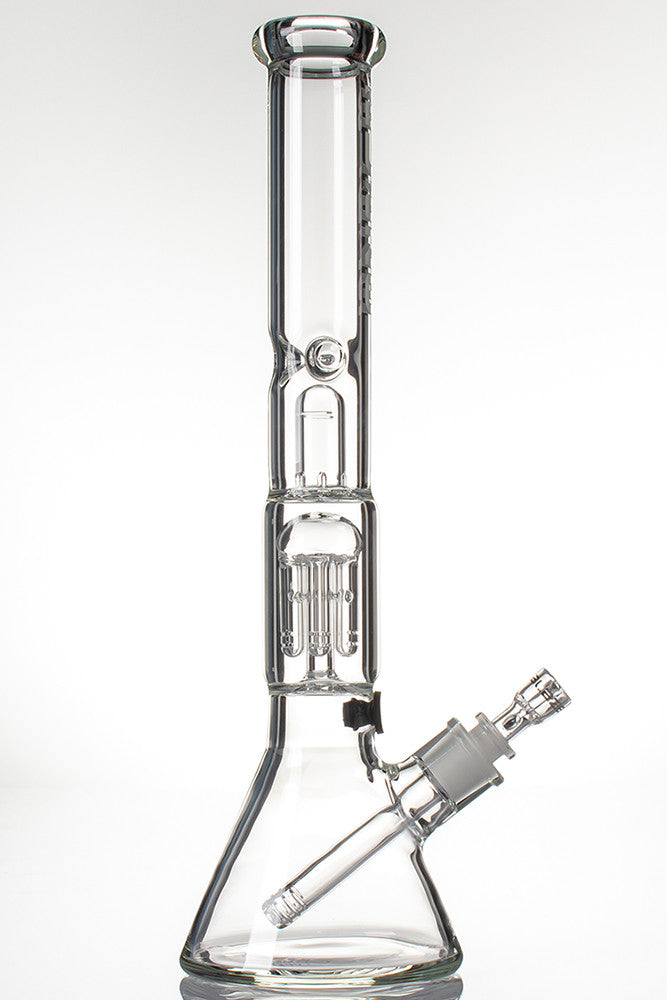 Blaze Glass Tree Perc Beaker - side view.