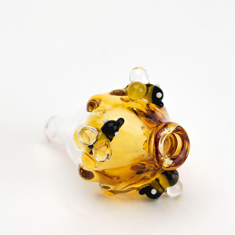 Empire Glass Bubble Carb Cap Honey Drip - Detail view.