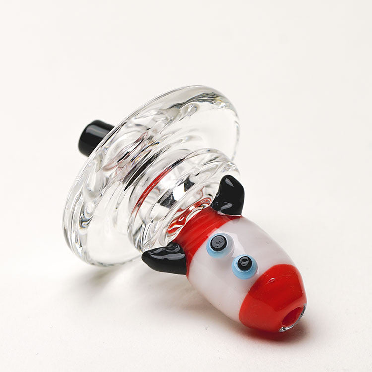 Empire Glass Bubble Carb Cap Space Cruiser - Detail view.