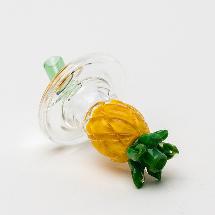 Empire Glass Bubble Carb Cap Pineapple - detail.