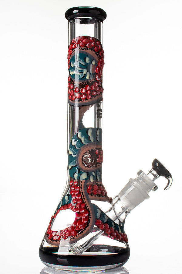 Grace Glass 7mm Beaker Snake - side detail.