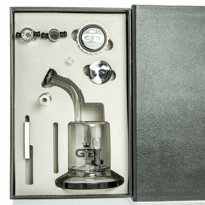 Grace Glass Boxed Bubbler - Box detail