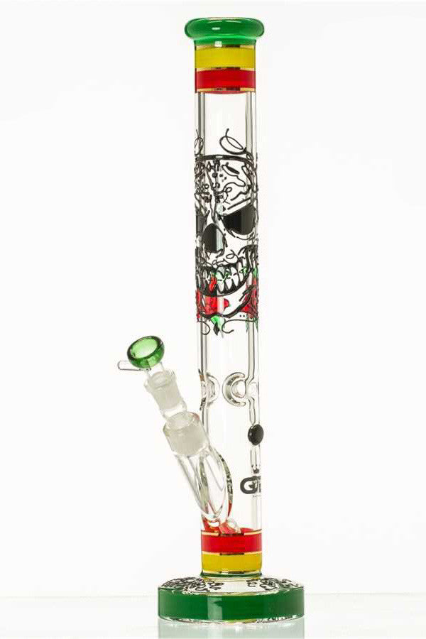 Grace Glass Skull Tube
