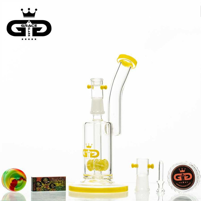 Grace Glass Saxo Crossperc Bubbler