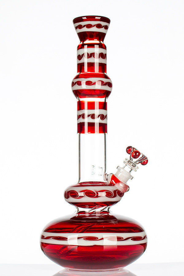 HVY Mini Wave Genie Bottle Red - detail