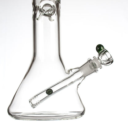 Infamous Glass Beaker 12 Inch Green 2 - base view