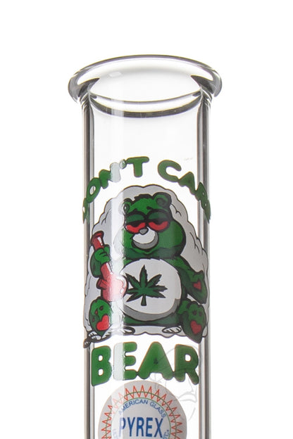 MWP Glass Bong Don't Care Bear - Detail view.