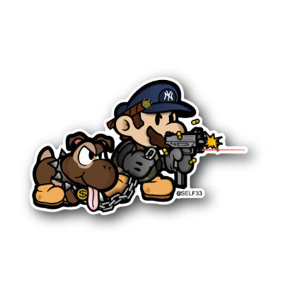 Mario Blunt Sticker