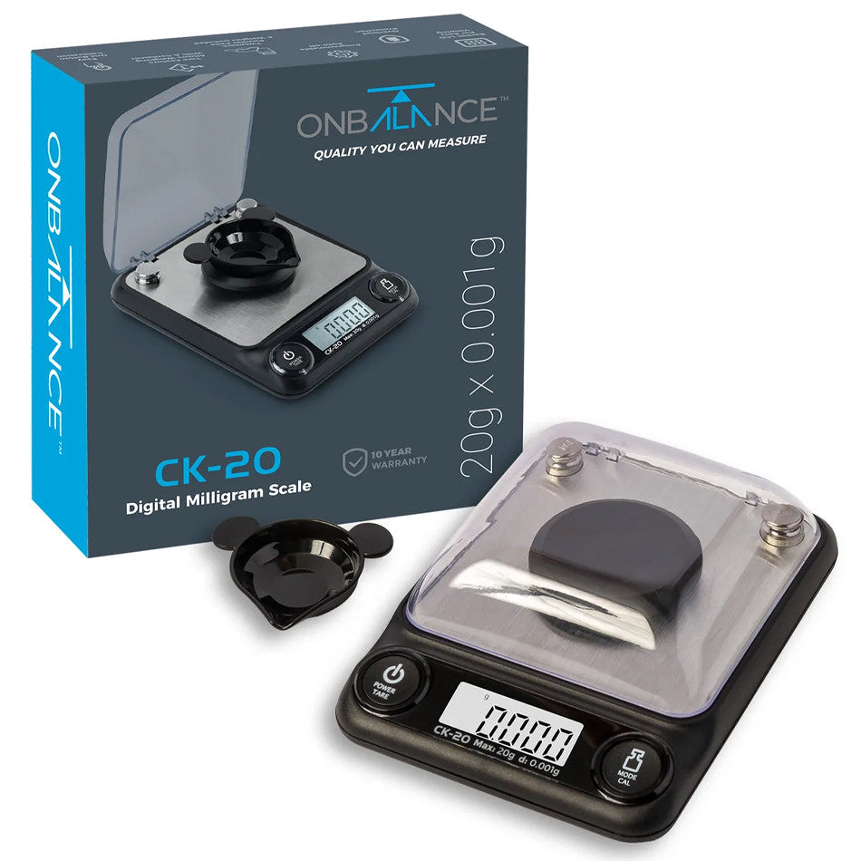 On Balance CK-20 Milligram Digital Scales 20g x 0.001g - Box.
