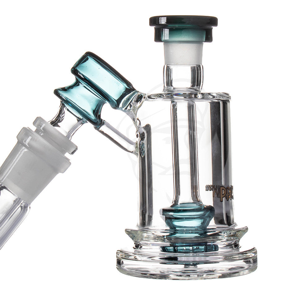 Phoenix Ash Catcher 14mm Teal - Example of use.