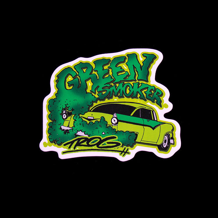 TROG Sticker - Green Smoker
