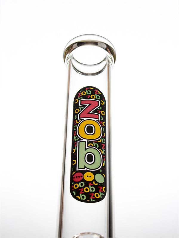 ZOB OG Stemless Diffused 18 Inch Rasta - label detail