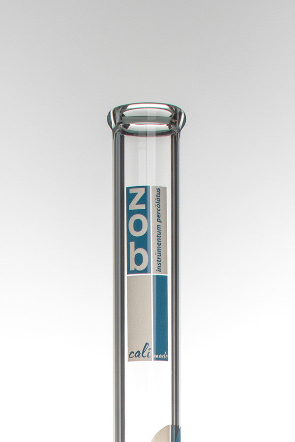 ZOB OG Stemless Diffused 18 Inch Blue and White - Label detail