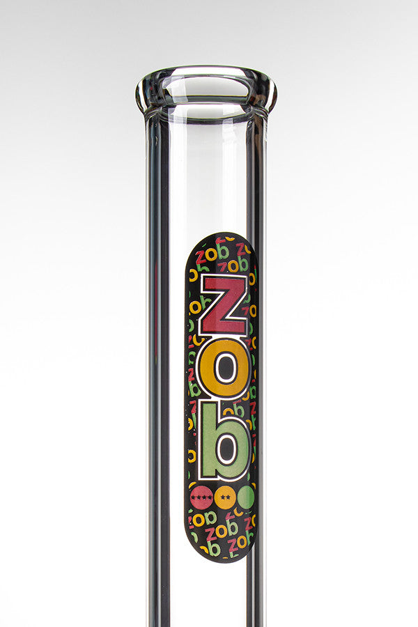 ZOB OG Stemless Diffused 18 Inch Rasta 4 - label detail.