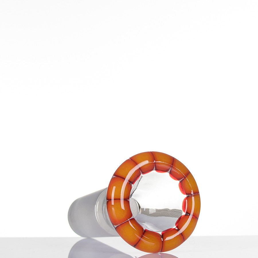 Zenit Glass Cone 14mm Rasta Orange - detail.