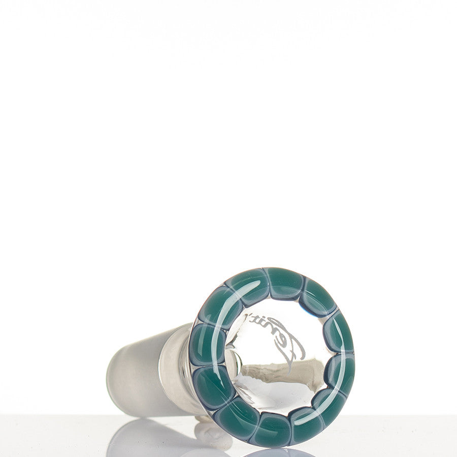 Zenit Glass Cone 14mm Rasta Aqua - detail.