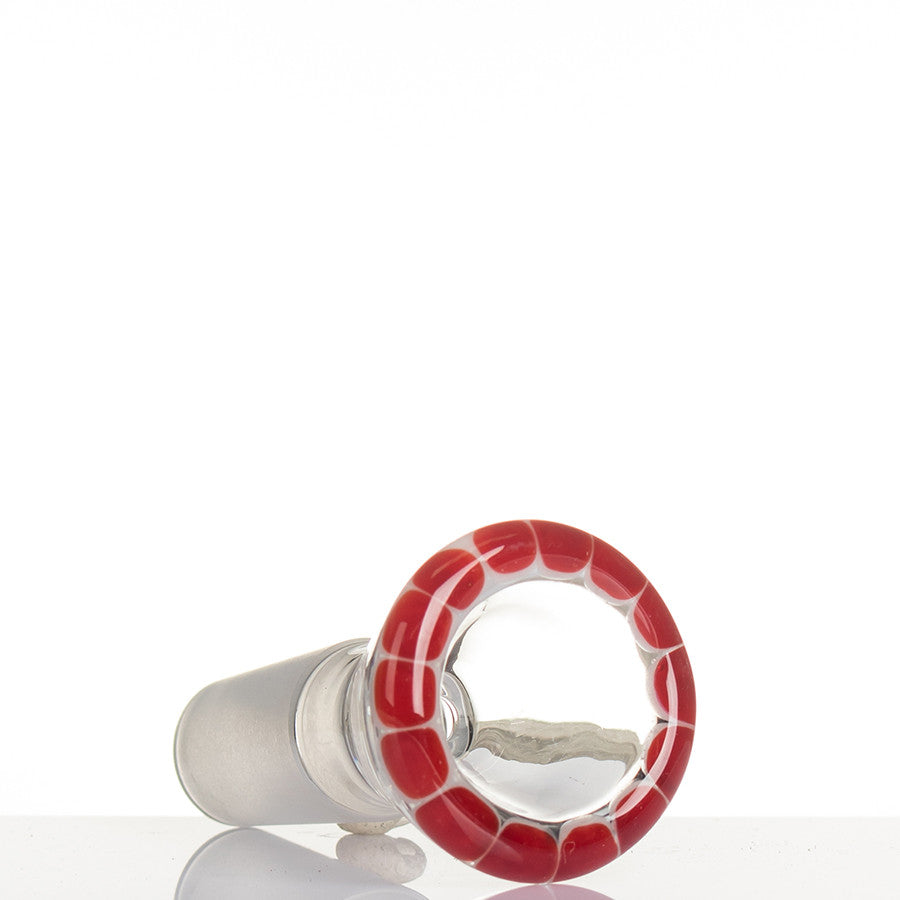 Zenit Glass Cone 14mm Rasta Red - detail.