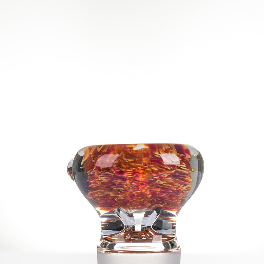 Zenit Glass Bowl 18.8mm Frit Red - Detail.