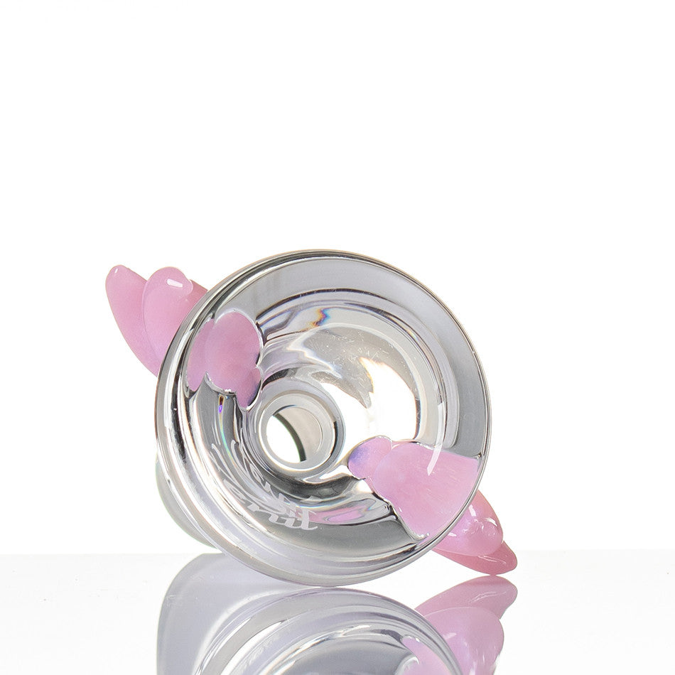 Zenit Glass Cone 18.8mm Horns Pink - detail.