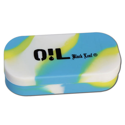 Black Leaf 7 Compartment Silicone