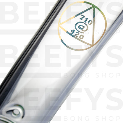 710@420 25cm Bubble Bong - Zebra