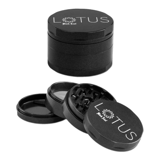 Black Leaf Lotus Grinder 4-part 63mm - Titan Gray