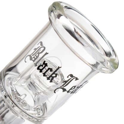 Black Leaf Matrix Bubbler Mouthpiece 18mm