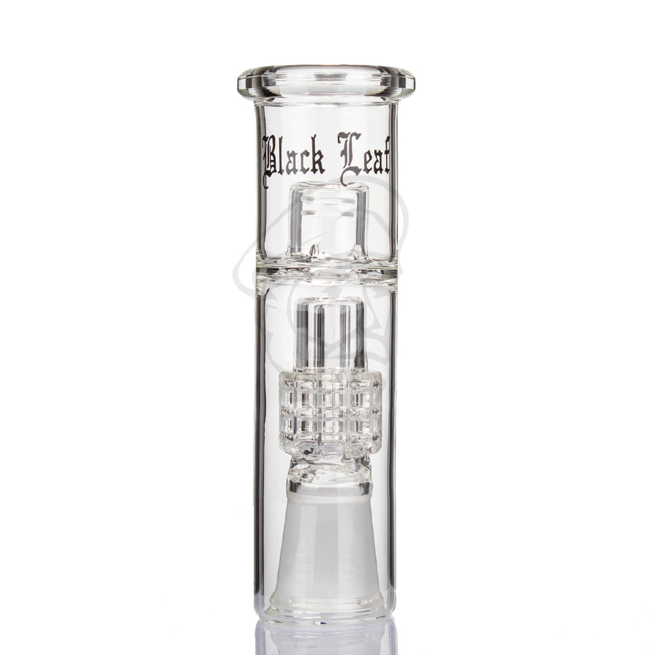 Black Leaf Matrix Bubbler Mouthpiece 18mm