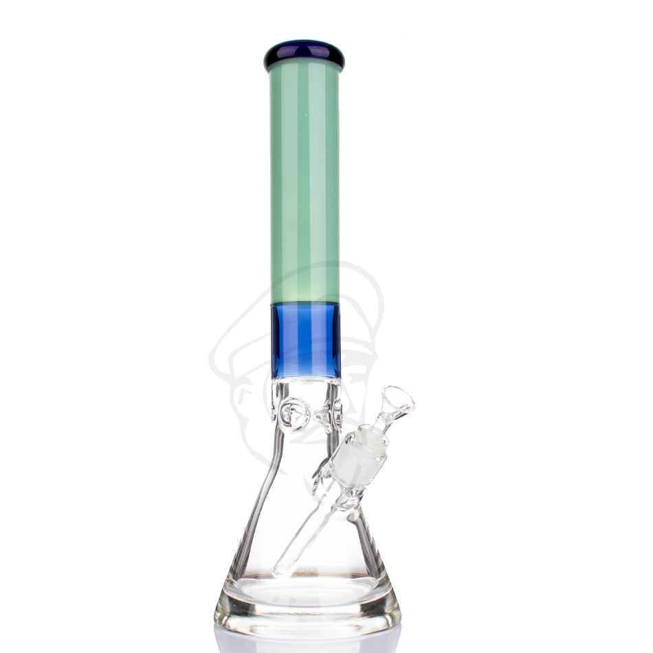 Blue Jade Glass Beaker Bong | Beefy's – Beefy's Bongs