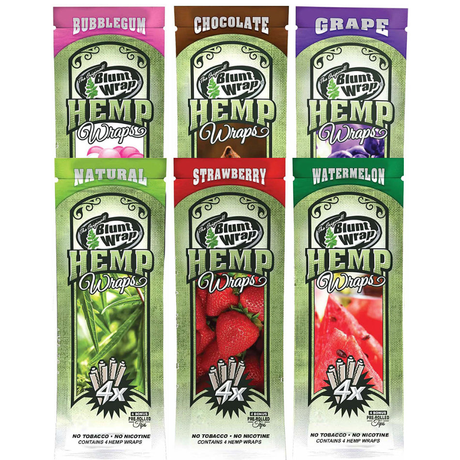 Blunt Wrap Hemp Wraps 4pk