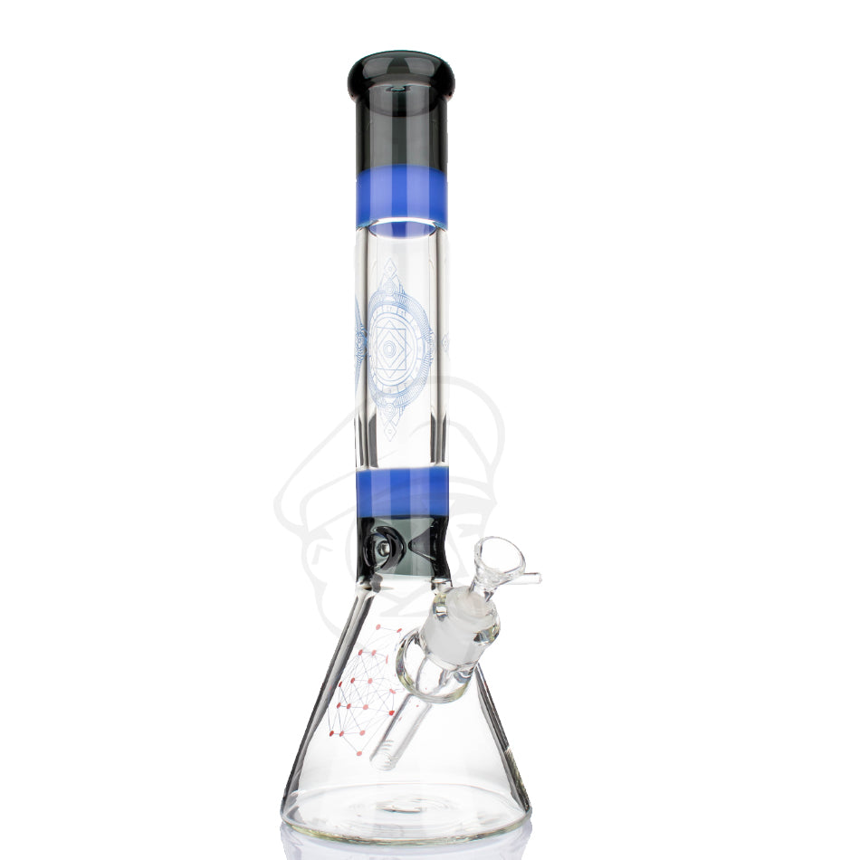 Geometric Forces 7mm Beaker Bong | BEEFY'S – Beefy's Bongs