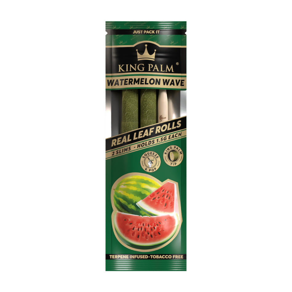 King Palm Slim 2 Pack Watermelon Wave