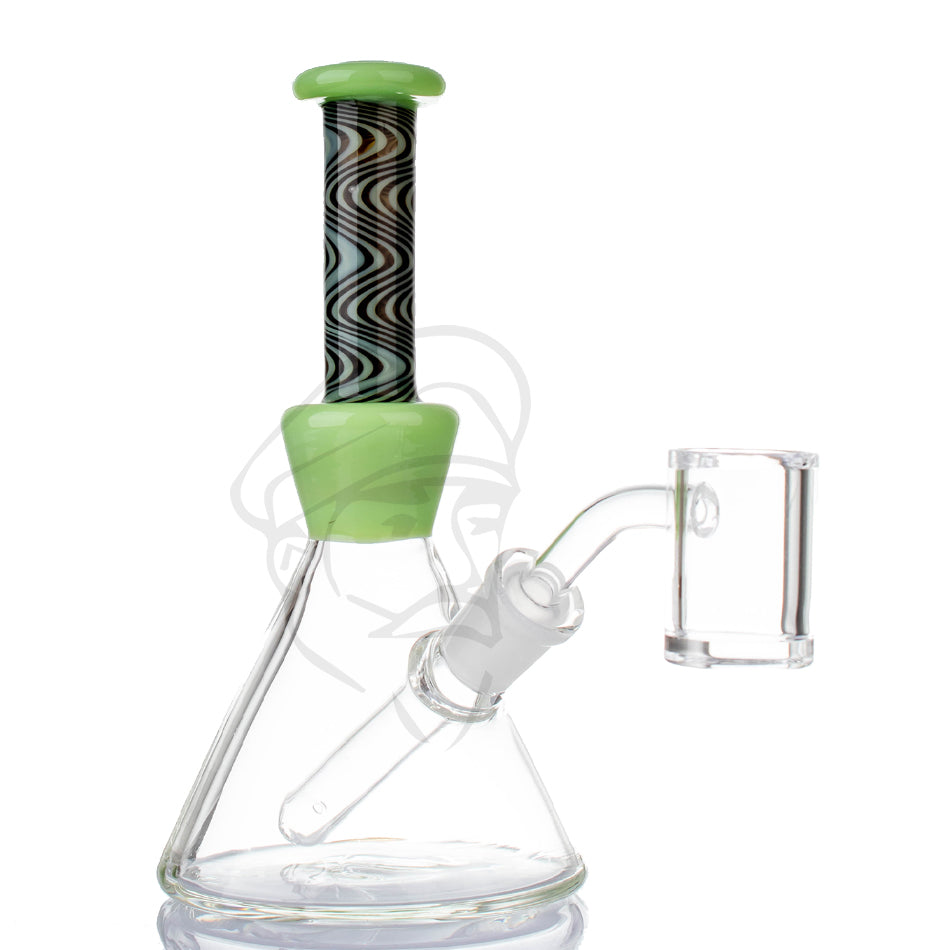 Mini Rig with Quartz Mint | Beefy's Bongs