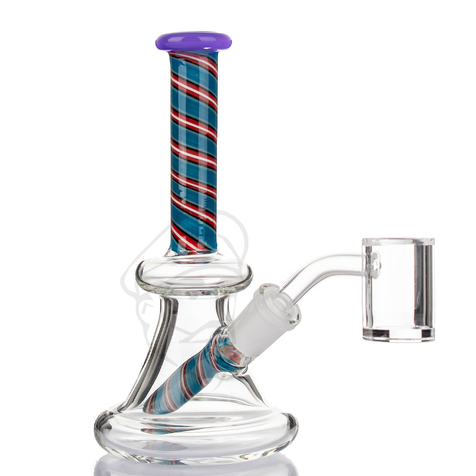 Mini Spiral Rig with Quartz | Beefy's Bongs