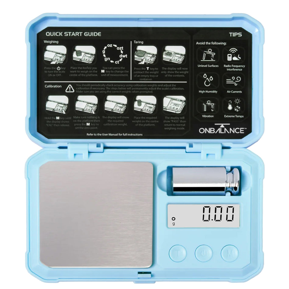 On Balance PR-100-BL Scales Blue 100g x 0.01g