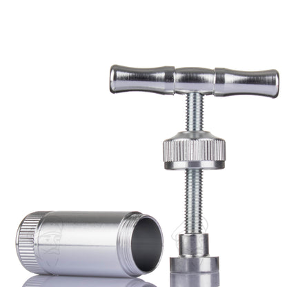 T-Handle Pollen Press Aluminium - Silver