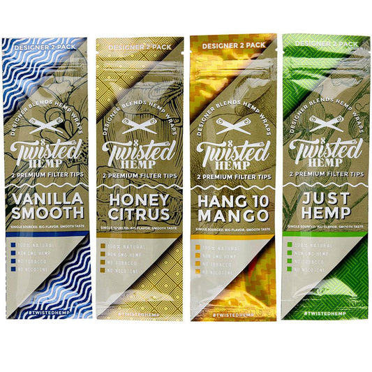 Twisted Hemp Wraps Designer Blends