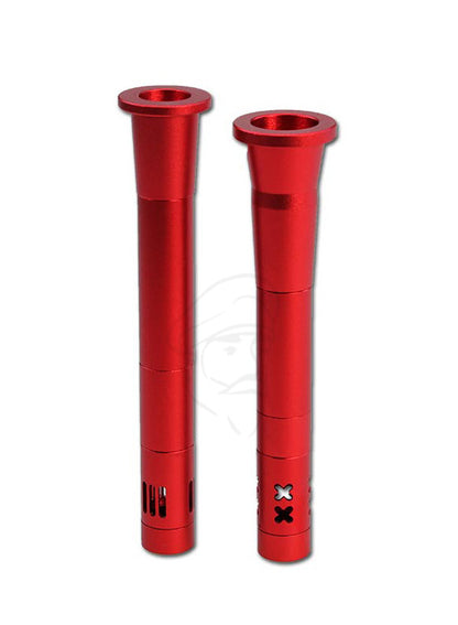 Aluminium Twin Pack 18mm & Reducer Stems - Red.