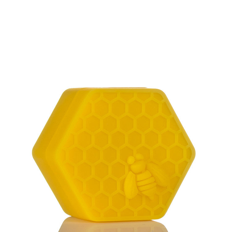 Beehive Silicone Container - Yellow.