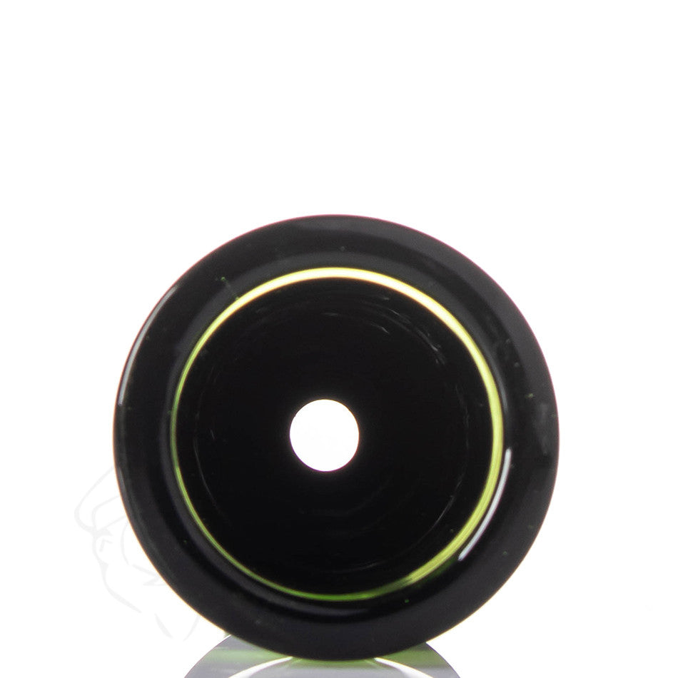 Black 14mm Cone Piece Green - Detail view.