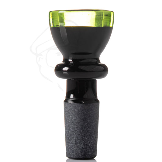 Black 14mm Cone Piece - Green.