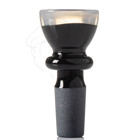 Black 14mm Cone Piece - White.