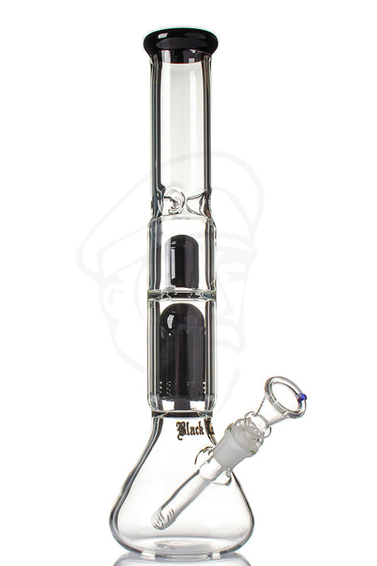 Black Leaf 6 Arm Tree Perc Beaker Black - Australia.