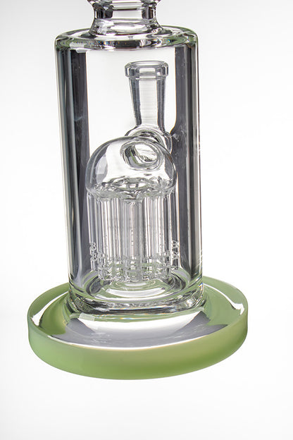 Black Leaf 8 Arm Dab Rig Quartz - perc detail.