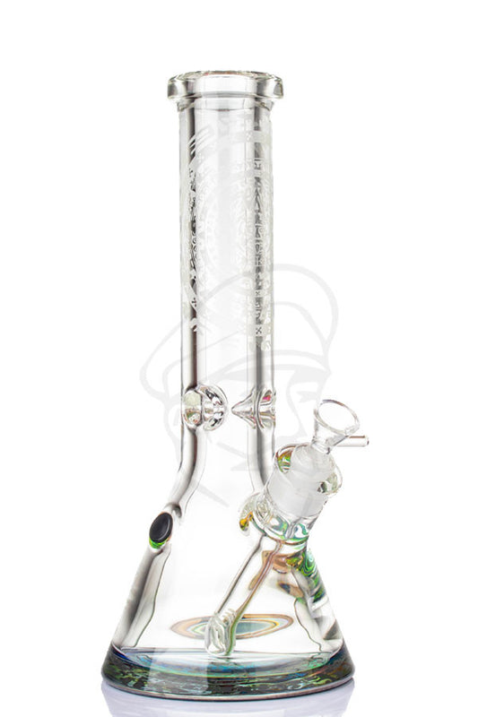 Black Leaf Beaker Bong Maya.